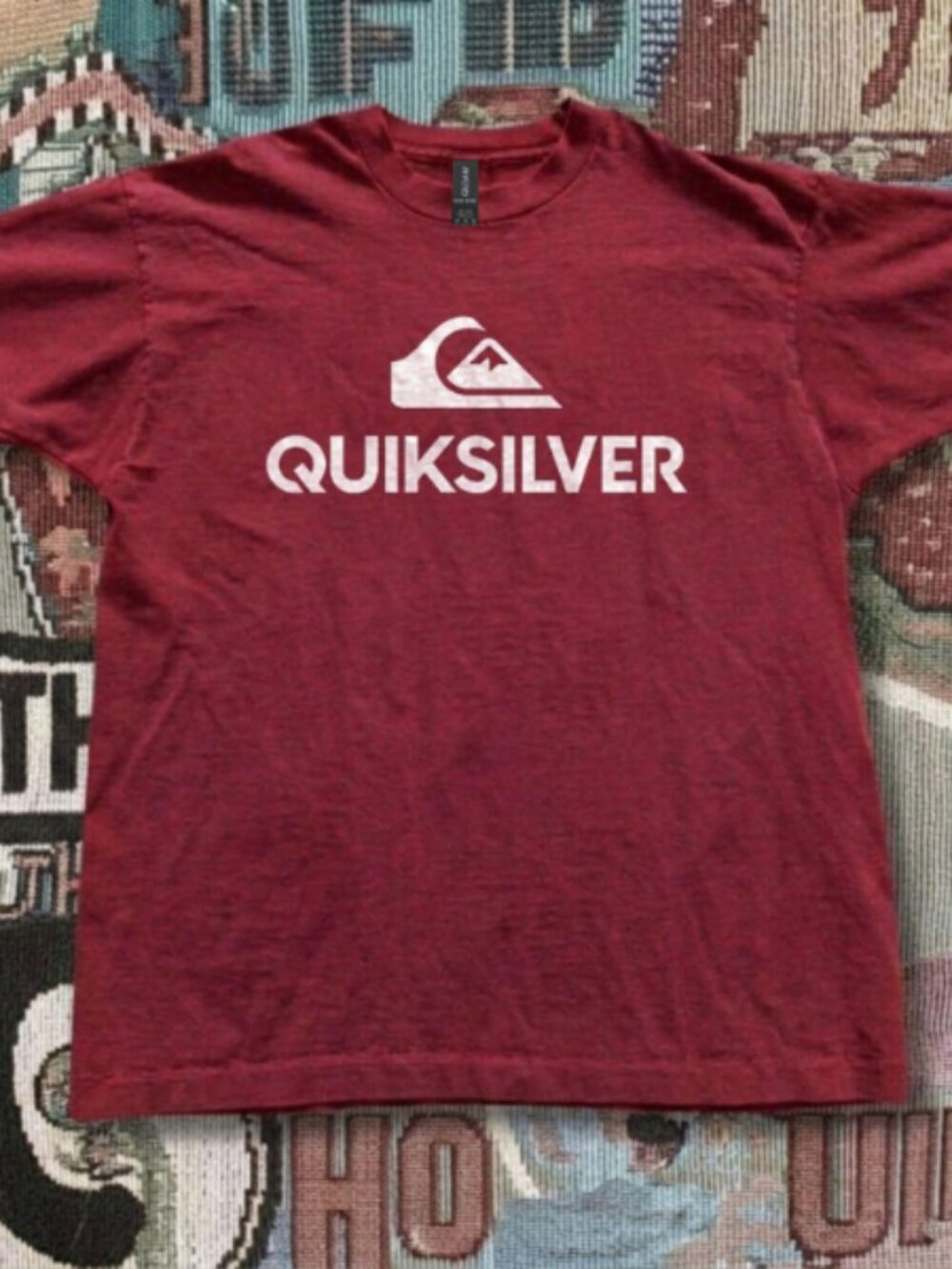 Garnet Quiksilver Mountain Wave Unisex Tee